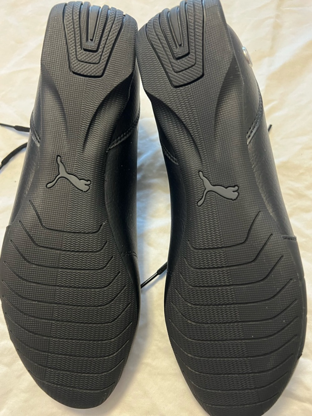 BMW M Motorsport Future Kart Cat leather trainers by PUMA Men's Black Low-Top - Picture 2 of 7